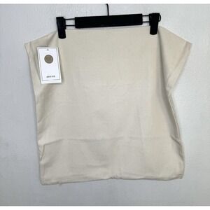 H&M Home Cream Pillow‎ Cover 20x20 Recycled Cotton Neutral Pillow Case New